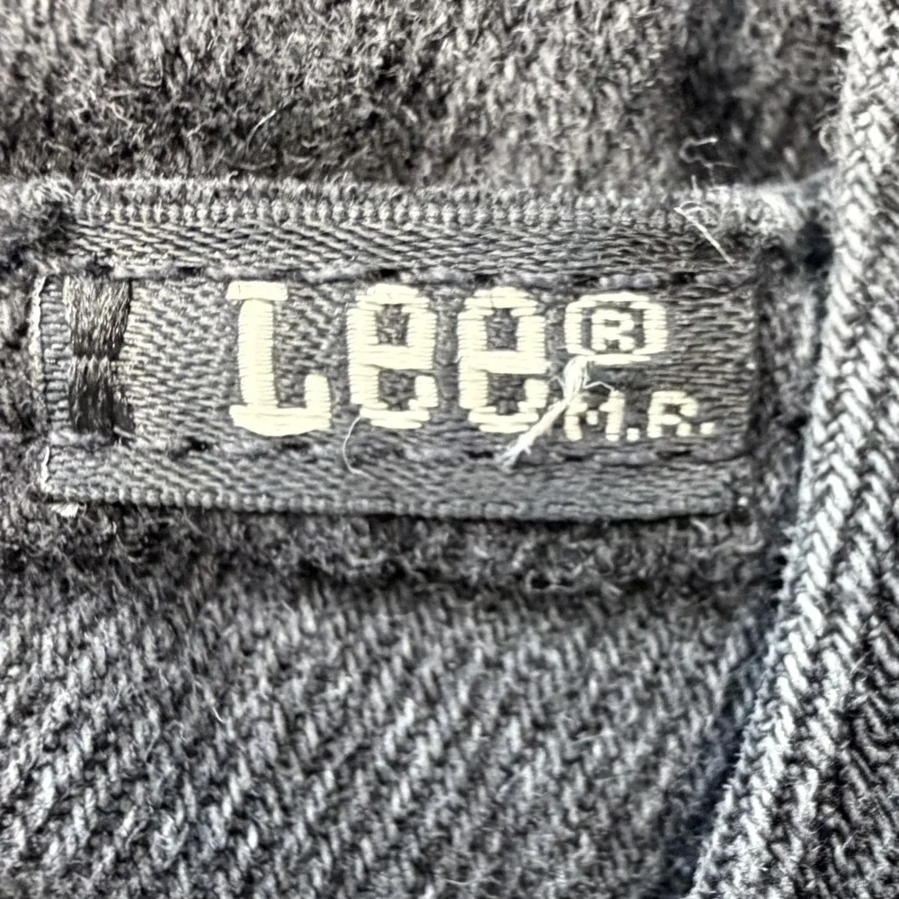 VTG Lee Women's Coal Wash Black Elastic Waist Band Jeans Size 14Med (34x31)